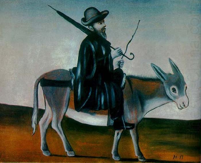 Healer on a Donkey, Niko Pirosmanashvili